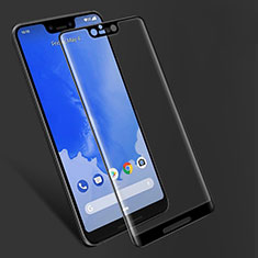 Schutzfolie Full Coverage Displayschutzfolie Panzerfolie Gehärtetes Glas Glasfolie Skins zum Aufkleben Panzerglas F06 für Google Pixel 3 XL Schwarz