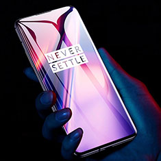 Schutzfolie Full Coverage Displayschutzfolie Panzerfolie Gehärtetes Glas Glasfolie Skins zum Aufkleben Panzerglas F07 für OnePlus 7T Pro 5G Schwarz