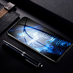 Schutzfolie Full Coverage Displayschutzfolie Panzerfolie Gehärtetes Glas Glasfolie Skins zum Aufkleben Panzerglas F07 für Samsung Galaxy A52 5G Schwarz