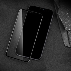 Schutzfolie Full Coverage Displayschutzfolie Panzerfolie Gehärtetes Glas Glasfolie Skins zum Aufkleben Panzerglas für Apple iPhone 12 Pro Max Schwarz