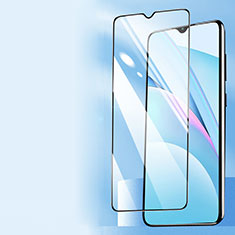 Schutzfolie Full Coverage Displayschutzfolie Panzerfolie Gehärtetes Glas Glasfolie Skins zum Aufkleben Panzerglas für Huawei Honor X7 Schwarz