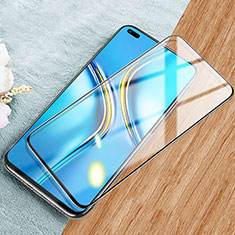 Schutzfolie Full Coverage Displayschutzfolie Panzerfolie Gehärtetes Glas Glasfolie Skins zum Aufkleben Panzerglas für Huawei Nova 8i Schwarz