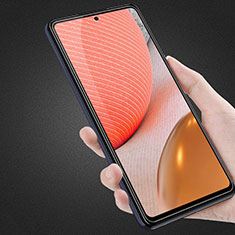 Schutzfolie Full Coverage Displayschutzfolie Panzerfolie Gehärtetes Glas Glasfolie Skins zum Aufkleben Panzerglas für Samsung Galaxy A72 5G Schwarz