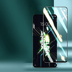 Schutzfolie Full Coverage Displayschutzfolie Panzerfolie Gehärtetes Glas Glasfolie Skins zum Aufkleben Panzerglas für Xiaomi Black Shark 4S 5G Schwarz