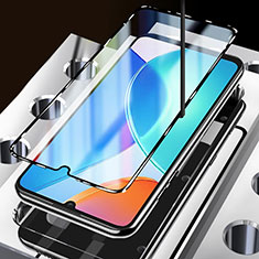 Schutzfolie Full Coverage Displayschutzfolie Panzerfolie Gehärtetes Glas Glasfolie Skins zum Aufkleben Panzerglas für Xiaomi Redmi 11A 4G Schwarz