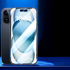 Schutzfolie Full Coverage Displayschutzfolie Panzerfolie Gehärtetes Glas Glasfolie Skins zum Aufkleben Panzerglas U09 für Apple iPhone 14 Pro Max Schwarz