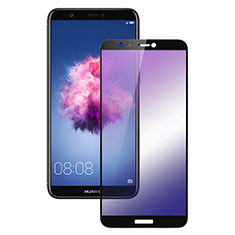 Schutzfolie Full Coverage Displayschutzfolie Panzerfolie Skins zum Aufkleben Gehärtetes Glas Glasfolie F02 für Huawei P Smart Schwarz