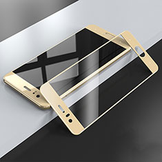Schutzfolie Full Coverage Displayschutzfolie Panzerfolie Skins zum Aufkleben Gehärtetes Glas Glasfolie F03 für Huawei Honor 9 Premium Gold