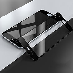 Schutzfolie Full Coverage Displayschutzfolie Panzerfolie Skins zum Aufkleben Gehärtetes Glas Glasfolie F03 für Huawei Honor 9 Premium Schwarz