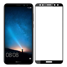 Schutzfolie Full Coverage Displayschutzfolie Panzerfolie Skins zum Aufkleben Gehärtetes Glas Glasfolie F03 für Huawei Mate 10 Lite Schwarz