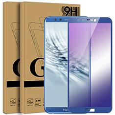 Schutzfolie Full Coverage Displayschutzfolie Panzerfolie Skins zum Aufkleben Gehärtetes Glas Glasfolie F04 für Huawei Honor 9 Lite Blau