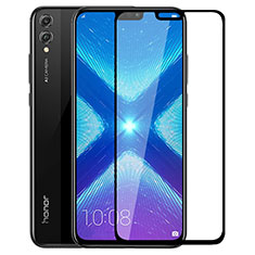 Schutzfolie Full Coverage Displayschutzfolie Panzerfolie Skins zum Aufkleben Gehärtetes Glas Glasfolie F04 für Huawei Honor V10 Lite Schwarz