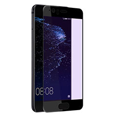 Schutzfolie Full Coverage Displayschutzfolie Panzerfolie Skins zum Aufkleben Gehärtetes Glas Glasfolie F04 für Huawei P10 Plus Schwarz