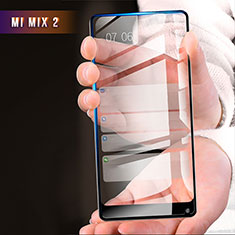 Schutzfolie Full Coverage Displayschutzfolie Panzerfolie Skins zum Aufkleben Gehärtetes Glas Glasfolie F04 für Xiaomi Mi Mix 2 Schwarz