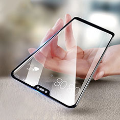 Schutzfolie Full Coverage Displayschutzfolie Panzerfolie Skins zum Aufkleben Gehärtetes Glas Glasfolie F04 für Xiaomi Redmi 6 Pro Schwarz