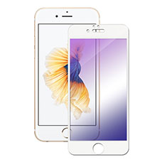 Schutzfolie Full Coverage Displayschutzfolie Panzerfolie Skins zum Aufkleben Gehärtetes Glas Glasfolie F05 für Apple iPhone 6S Weiß