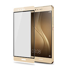 Schutzfolie Full Coverage Displayschutzfolie Panzerfolie Skins zum Aufkleben Gehärtetes Glas Glasfolie F05 für Huawei P9 Gold