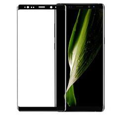 Schutzfolie Full Coverage Displayschutzfolie Panzerfolie Skins zum Aufkleben Gehärtetes Glas Glasfolie F07 für Samsung Galaxy Note 8 Duos N950F Schwarz