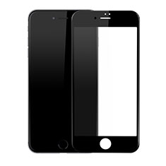 Schutzfolie Full Coverage Displayschutzfolie Panzerfolie Skins zum Aufkleben Gehärtetes Glas Glasfolie für Apple iPhone SE (2020) Schwarz