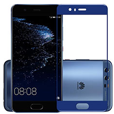 Schutzfolie Full Coverage Displayschutzfolie Panzerfolie Skins zum Aufkleben Gehärtetes Glas Glasfolie für Huawei P10 Blau