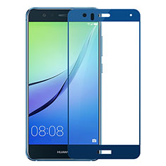 Schutzfolie Full Coverage Displayschutzfolie Panzerfolie Skins zum Aufkleben Gehärtetes Glas Glasfolie für Huawei P10 Lite Blau