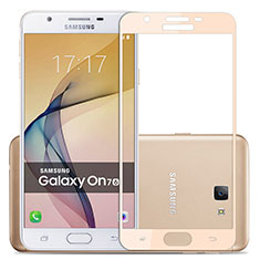 Schutzfolie Full Coverage Displayschutzfolie Panzerfolie Skins zum Aufkleben Gehärtetes Glas Glasfolie für Samsung Galaxy On7 (2016) G6100 Gold