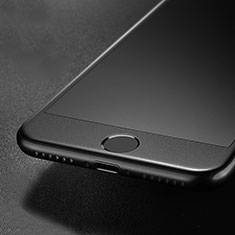 Schutzfolie Full Coverage Displayschutzfolie Panzerfolie Skins zum Aufkleben Gehärtetes Glas Glasfolie G01 für Apple iPhone 7 Schwarz