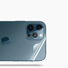 Schutzfolie Schutz Folie Rückseite Skins zum Aufkleben Panzerglas B02 für Apple iPhone 15 Pro Klar