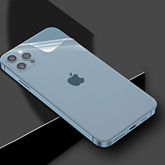 Schutzfolie Schutz Folie Rückseite Skins zum Aufkleben Panzerglas für Apple iPhone 12 Pro Max Klar