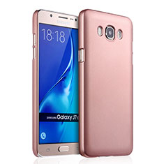 Schutzhülle Kunststoff Hülle Matt für Samsung Galaxy J7 (2016) J710F J710FN Rosegold