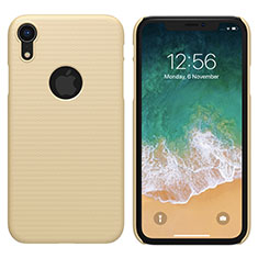 Schutzhülle Kunststoff Hülle Matt M02 für Apple iPhone XR Gold