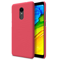 Schutzhülle Kunststoff Hülle Punkte Loch für Xiaomi Redmi Note 5 Indian Version Rot