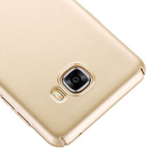 Schutzhülle Kunststoff Tasche Matt für Samsung Galaxy C7 SM-C7000 Gold