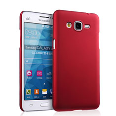 Schutzhülle Kunststoff Tasche Matt für Samsung Galaxy Grand Prime SM-G530H Rot