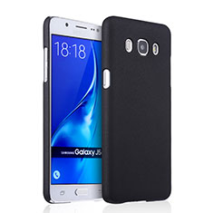 Schutzhülle Kunststoff Tasche Matt für Samsung Galaxy J5 (2016) J510FN J5108 Schwarz