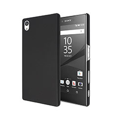 Schutzhülle Kunststoff Tasche Matt für Sony Xperia Z5 Schwarz