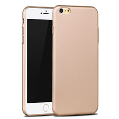 Schutzhülle Kunststoff Tasche Matt P04 für Apple iPhone 6 Gold