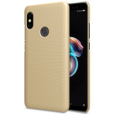 Schutzhülle Kunststoff Tasche Punkte Loch für Xiaomi Redmi Note 5 AI Dual Camera Gold