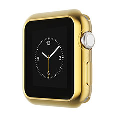 Schutzhülle Luxus Aluminium Metall Rahmen A01 für Apple iWatch 3 38mm Gold