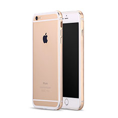 Schutzhülle Luxus Aluminium Metall Rahmen für Apple iPhone 6 Plus Gold