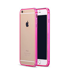 Schutzhülle Luxus Aluminium Metall Rahmen für Apple iPhone 6 Plus Pink