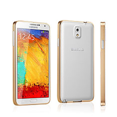 Schutzhülle Luxus Aluminium Metall Rahmen für Samsung Galaxy Note 3 N9000 Gold