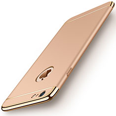 Schutzhülle Luxus Metall Rahmen und Kunststoff M01 für Apple iPhone 6S Plus Gold