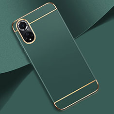 Schutzhülle Luxus Metall Rahmen und Kunststoff Schutzhülle Tasche für Huawei Honor 50 Pro 5G Nachtgrün