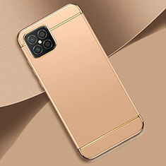 Schutzhülle Luxus Metall Rahmen und Kunststoff Schutzhülle Tasche für Huawei Nova 8 SE 4G Gold