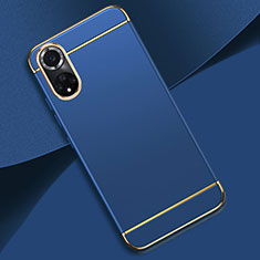 Schutzhülle Luxus Metall Rahmen und Kunststoff Schutzhülle Tasche für Huawei Nova 9 Pro Blau