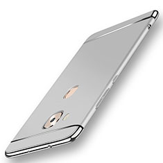Schutzhülle Luxus Metall Rahmen und Kunststoff Schutzhülle Tasche M01 für Huawei G8 Silber