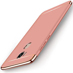 Schutzhülle Luxus Metall Rahmen und Kunststoff Schutzhülle Tasche M01 für Huawei GR5 Rosegold