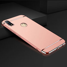 Schutzhülle Luxus Metall Rahmen und Kunststoff Schutzhülle Tasche M01 für Huawei Honor V10 Lite Rosegold