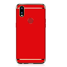 Schutzhülle Luxus Metall Rahmen und Kunststoff Schutzhülle Tasche M01 für Huawei Nova 3i Rot